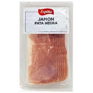 Окорок ESPINA сыровяленый Хамон / JAMON PATA NEGRA (СРОК ВЫДЕРЖКИ 24 МЕС. ИБЕРИКО) категории А /нарезка/ 60г*15 Окорок ESPINA сыровяленый Хамон / JAMON PATA NEGRA (СРОК ВЫДЕРЖКИ 24 МЕС. ИБЕРИКО) категории А /нарезка/ 60г*15