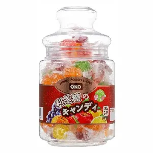 Леденцы OKQ ассорти, банка /пластик/ 252г*24