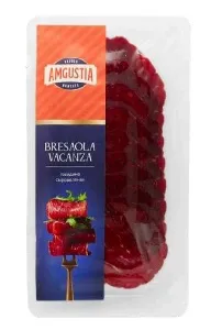 Говядина AMGUSTIA "Bresaola Vacanza" (Брезаола Ваканза), с/в, нарезка 70г*15