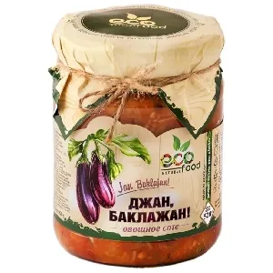 Овощное соте ECOFOOD Джан, Баклажан! /стекло/ 520г*6