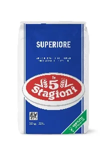 Мука Le 5 Stagioni из мягких сортов пшеницы типа 00 "Супериоре" (синий лейбл) 25кг*1 