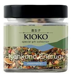 Набор KIOKO FEEL GOOD DAY №1 Коллекция чайных напитков /деревянная коробка с крышкой/ 90г*6