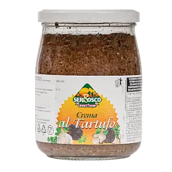 Паста SERBOSCO трюфельная темная /стекло/ 500г*6
