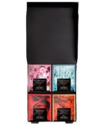 Набор KIOKO BLACK TEA collection Коллекция чёрного чая в пакетиках (4 вида по 10 пакет.) 84г*4