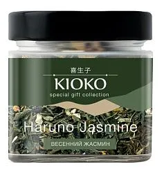 Набор KIOKO OKINAWA BLOSSOM Коллекция черного чая, зеленого чая и улуна /деревянная коробка с крышкой/ 120г*6