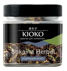 Набор KIOKO YAKUSHIMA FOREST Коллекция черного чая /деревянная коробка с крышкой/ 100г*6