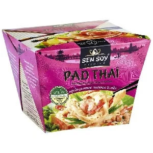 Лапша SENSOY Премиум б/п рисовая под соусом ПАД ТАЙ /картон/ 125г*12