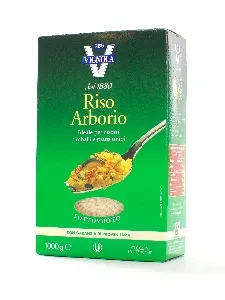 Рис RISO VIGNOLA Арборио Ризо Виньола белый среднезерный /картон/ 1кг*10