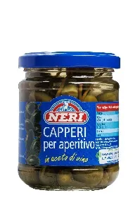 Каперсы NERI на ветке в винном уксусе /стекло/ 200/90г*12