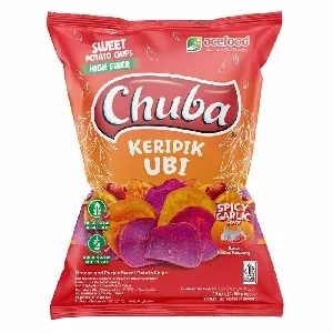 Чипсы Chuba овощные со вкусом Пряного Чеснока 45г*30 Чипсы Chuba овощные со вкусом Пряного Чеснока 45г*30