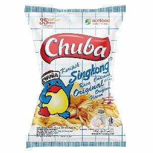 Чипсы Chuba рифлёные из кассавы классические 125г*16 Чипсы Chuba рифлёные из кассавы классические 125г*16