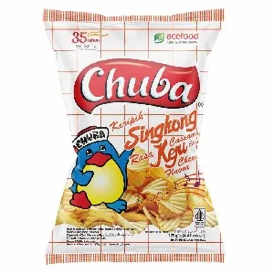 Чипсы Chuba рифлёные из кассавы со вкусом сыра 125г*16 Чипсы Chuba рифлёные из кассавы со вкусом сыра 125г*16