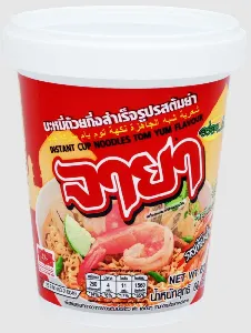 Лапша JAYA быстрого приготовления со вкусом Том Ям /пл.стакан/ 60г*36