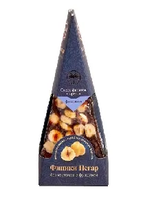 Десерт финиковый BORNA Негар с ФУНДУКОМ - без сахара /картон/ 220г*24