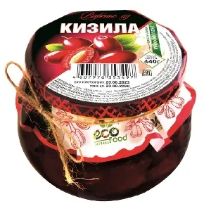 Варенье ECOFOOD из кизила 440г*6