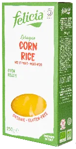 Макароны FELICIA Lasagne B4A20BD278 без глютена из кукурузно-рисовой муки BIO /картон/ 250г*12