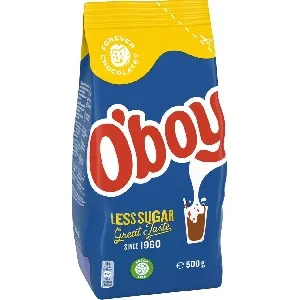 Какао-напиток O'BOY LESS SUGAR растворимый (меньше сахара) 500г*15