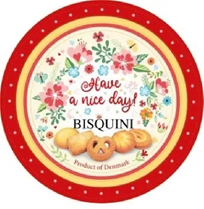 Печенье BISQUINI Have a nice day! ЦВЕТЫ - сливочное, красная /жесть/ 200г*24 Печенье BISQUINI Have a nice day! ЦВЕТЫ - сливочное, красная /жесть/ 200г*24
