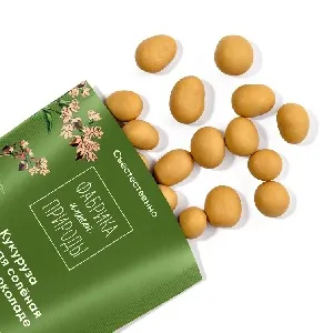 Драже ФАБРИКА ПРИРОДЫ кукуруза жареная соленая в белом шоколаде 20г*12