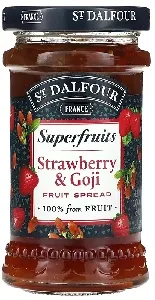 Джем St.Dalfour клубничный с ягодами годжи Superfruits /стекло/ 170г*6