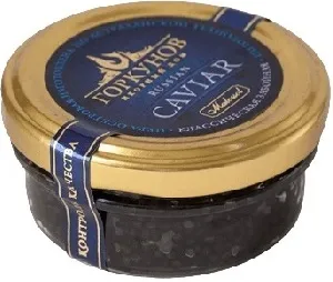 Икра ГОРКУНОВ черная Осетровая забойная зерн. /стекло/ 50г*1