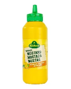 Горчица KUHNE SQUEEZE 22213 средне-острая - Medium hot mustard /пл.б/ 250мл*8