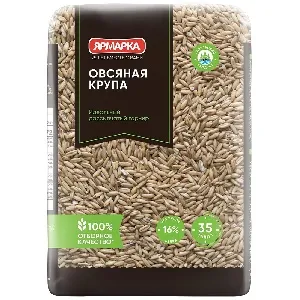 Крупа ЯРМАРКА овсяная 600г*10