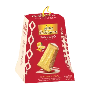Кекс BATTISTERO PANDORO c лимонным кремом Рождественский 750г*6