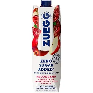 Напиток ZUEGG ZERO сокосодержащий из граната и яблока БЕЗ сахара /тетрапак/ 1000мл*12