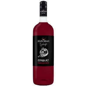 Сироп AGROBAR Гранат (Pomegranate) /стекло/ 1л*6