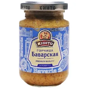 Горчица КИНТО Баварская "Октоберфест" /стекло/ 170мл*12