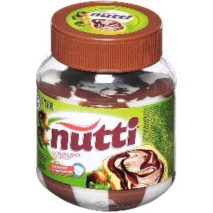 Шоколадная паста NUTTI молочная (стекло) 330г*12