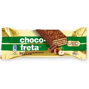 Вафли CHOCOFRETA ION в молочном шоколаде с лесным орехом /шоубокс/ 38г*20 Вафли CHOCOFRETA ION в молочном шоколаде с лесным орехом /шоубокс/ 38г*20