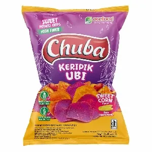 Чипсы Chuba овощные со вкусом Сладкой Кукурузы 45г*30 Чипсы Chuba овощные со вкусом Сладкой Кукурузы 45г*30