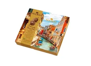 Конфеты SOCADO ассорти из мол.шок. "Венеция" /картон/ 200г*8