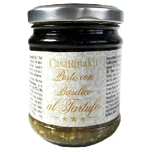 Крем-паста Casa Rinaldi песто Генуя в подсолнечном масле с трюфелем /стекло/ 180г*12