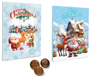 Шоколадный набор MILANO ассорти "КАЛЕНДАРЬ" 2 вида НГ /картон/ 50г*30 Шоколадный набор MILANO ассорти "КАЛЕНДАРЬ" 2 вида НГ /картон/ 50г*30