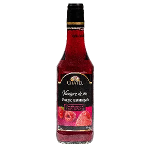 Уксус CHATEL винный 6% с ароматом малины /стекло/ 500мл*6