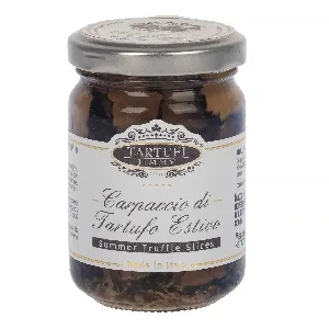 Трюфель TARTUFI JIMMY летний черный резаный в подсолн.масле "Truffle Chef" 130г*12