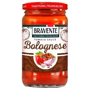 Соус BRAVENTE Tomato BOLOGNESE томатный с мясом Болоньезе /стекло/ 360г*8