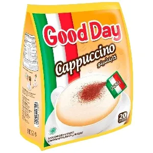 ***Кофе GOOD DAY CAPPUCCINO Капучино с сахаром и шоколадной крошкой (пакет 25гр*20шт) 25г*240