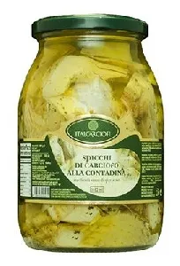 Артишоки ITALCARCIOFI в подсолнечном масле целые по-крестьянски /стекло/ 530г*12