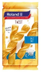 Палочки ROLAND TWIST Твисты слоеные с солью 100г*12 Палочки ROLAND TWIST Твисты слоеные с солью 100г*12