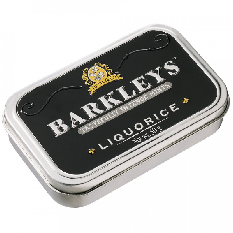 Леденцы BARKLEYS "Лакрица" /жесть/ 50г*6 Леденцы BARKLEYS "Лакрица" /жесть/ 50г*6