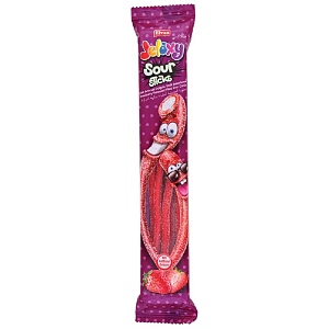 Мармелад JELAXY Sour Stick Mix Кисло-сладкий палочки Клубника (шоубокс 35г*24шт) 35г*192