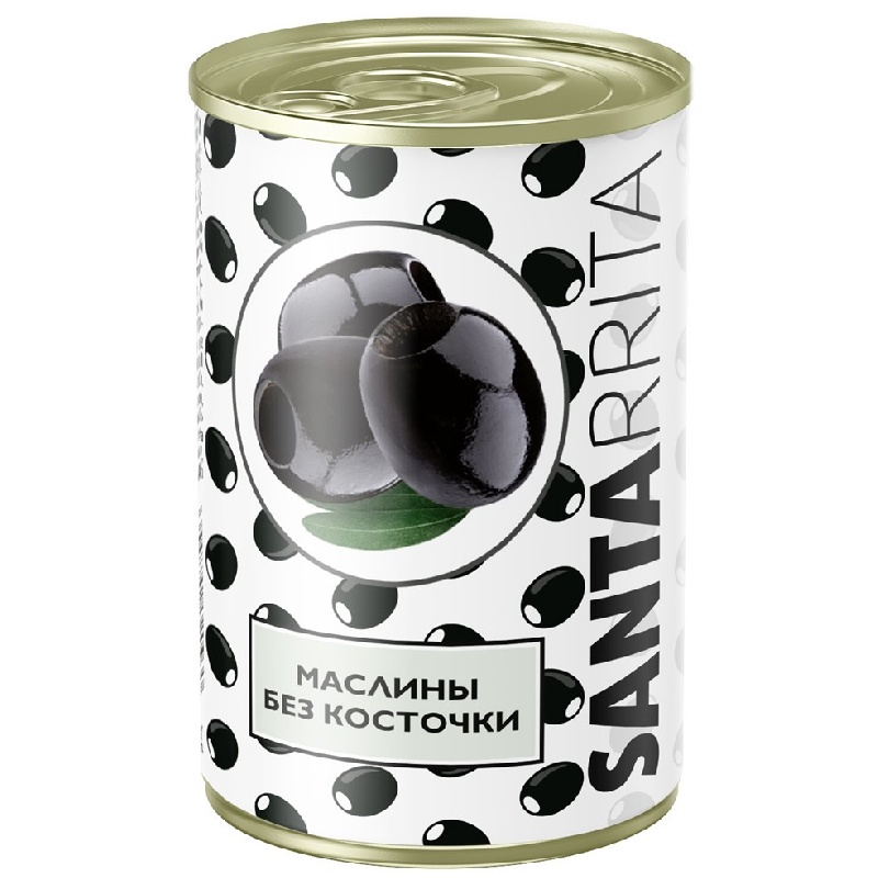 Маслины SANTARRITA без косточки /жесть/ 280г*12 Маслины SANTARRITA без косточки /жесть/ 280г*12