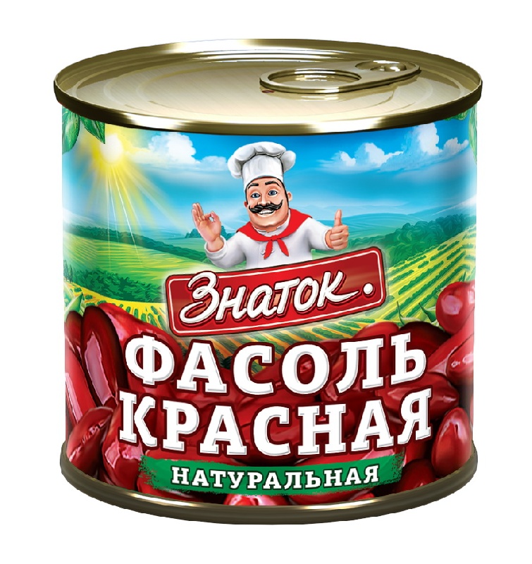 Фасоль ЗНАТОК Красная натуральная /жесть/ 400г*12 Фасоль ЗНАТОК Красная натуральная /жесть/ 400г*12