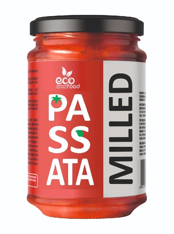 Томаты ECOFOOD Пассата мякоть протертая /стекло/ 350г*6