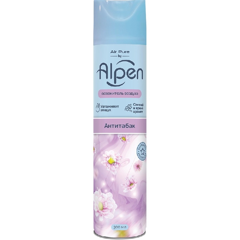 ALPEN Освежитель воздуха «Антитабак» 300мл ALPEN Освежитель воздуха «Антитабак» 300мл