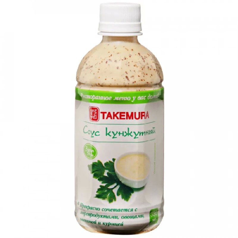 Соус TAKEMURA Кунжутный /пэт/ 330мл*30 Соус TAKEMURA Кунжутный /пэт/ 330мл*30